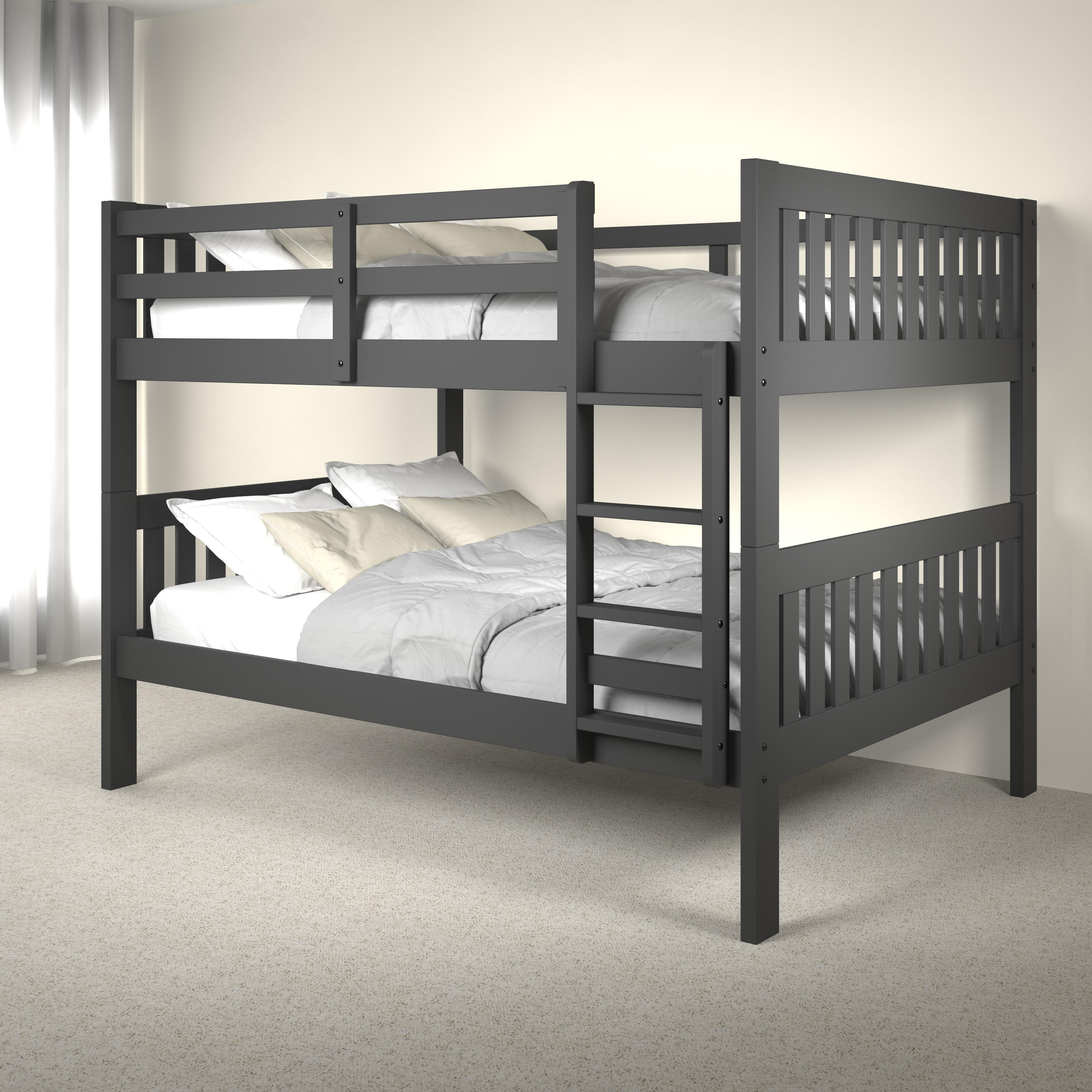 Rent to Own Donco Austin Full over Full Dark Gray Bunk Bed at Aaron's